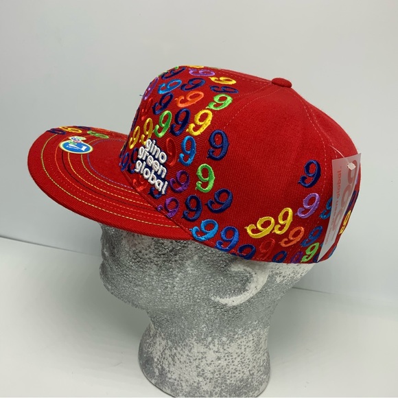 Gino Green Global Red Multicolor 59FIFTY Hat - Picture 2 of 5